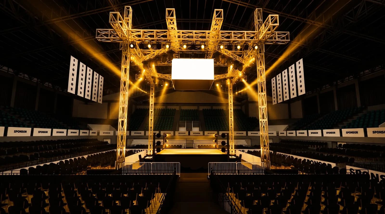 Official GOR event floor preparation visual